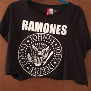 Ramones crop top